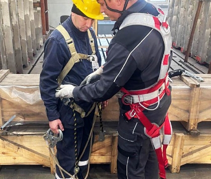 Мастер-класс по применению  СИЗ при работах на высоте для сотрудников АСС